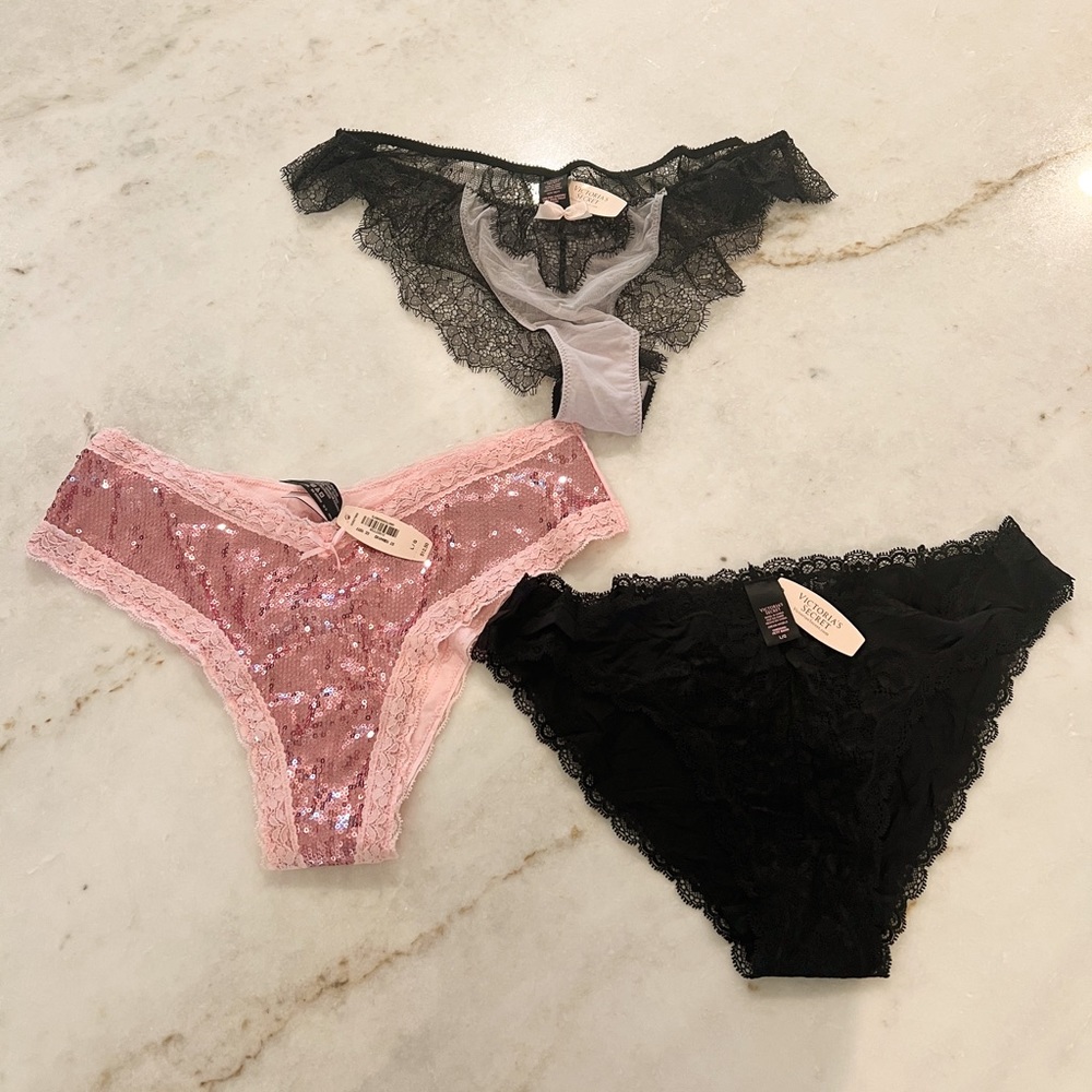 LOT of 13 Victoria’s Secret Size Large Women’s Underwear